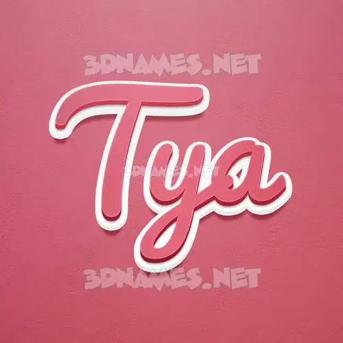 tya in Red Scribble style - 3D name wallpaper tya in Red Scribble style - 3D name wallpaper