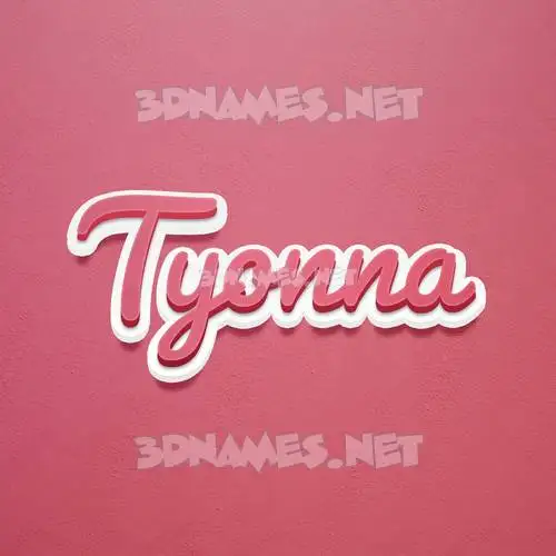 tyonna in Red Scribble style - 3D name wallpaper tyonna in Red Scribble style - 3D name wallpaper