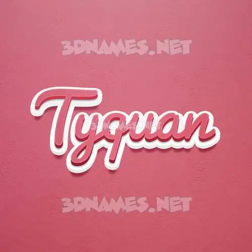 tyquan in Red Scribble style - 3D name wallpaper tyquan in Red Scribble style - 3D name wallpaper
