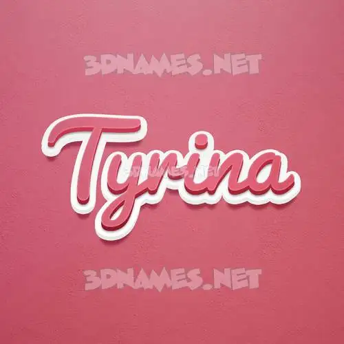 tyrina in Red Scribble style - 3D name wallpaper tyrina in Red Scribble style - 3D name wallpaper