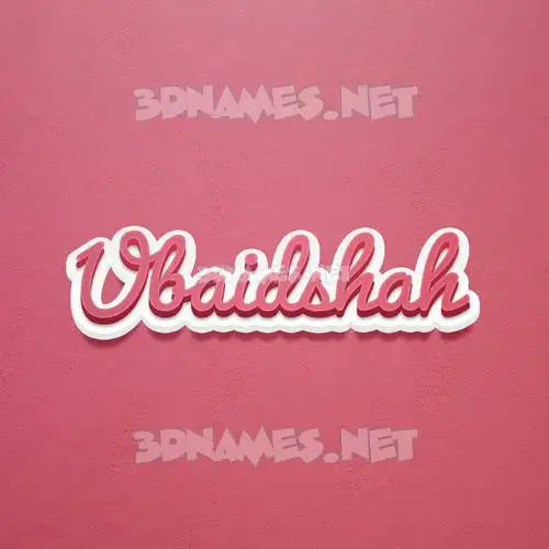 ubaidshah in Red Scribble style - 3D name wallpaper ubaidshah in Red Scribble style - 3D name wallpaper