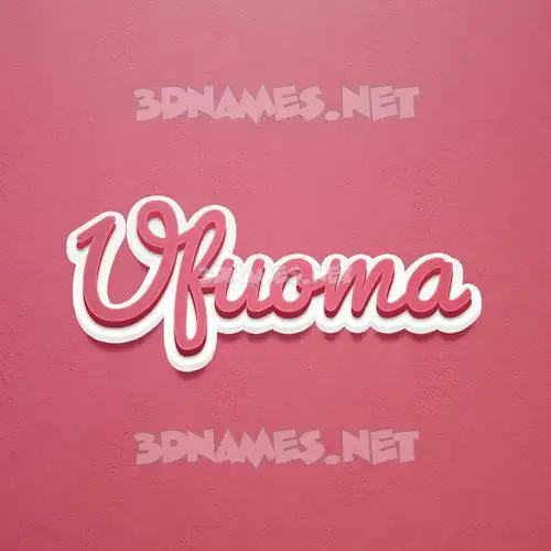 ufuoma in Red Scribble style - 3D name wallpaper ufuoma in Red Scribble style - 3D name wallpaper