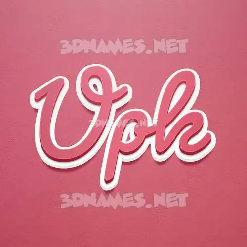 upk in Red Scribble style - 3D name wallpaper upk in Red Scribble style - 3D name wallpaper