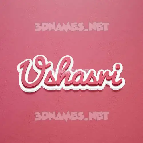 ushasri in Red Scribble style - 3D name wallpaper ushasri in Red Scribble style - 3D name wallpaper
