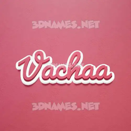 vachaa in Red Scribble style - 3D name wallpaper vachaa in Red Scribble style - 3D name wallpaper