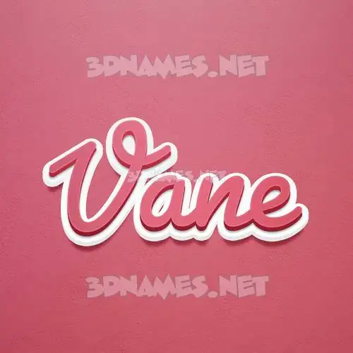 vane in Red Scribble style - 3D name wallpaper vane in Red Scribble style - 3D name wallpaper
