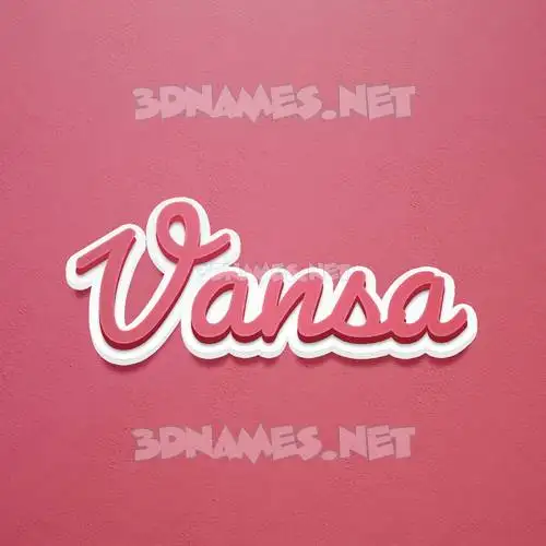 vansa in Red Scribble style - 3D name wallpaper vansa in Red Scribble style - 3D name wallpaper