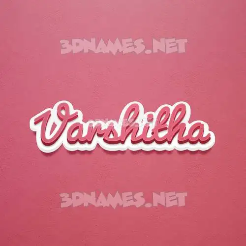 varshitha in Red Scribble style - 3D name wallpaper varshitha in Red Scribble style - 3D name wallpaper