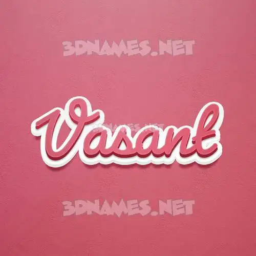 vasant in Red Scribble style - 3D name wallpaper vasant in Red Scribble style - 3D name wallpaper