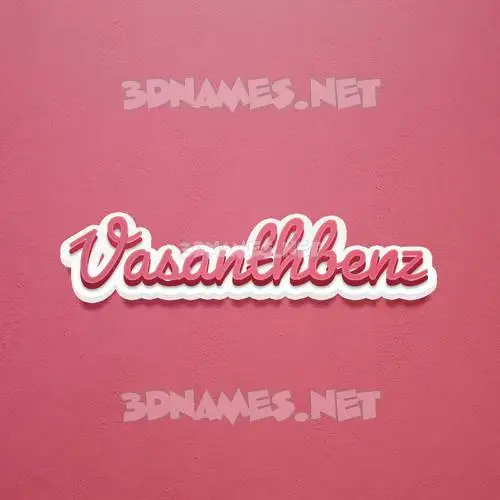 vasanthbenz in Red Scribble style - 3D name wallpaper vasanthbenz in Red Scribble style - 3D name wallpaper