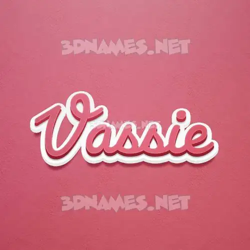 vassie in Red Scribble style - 3D name wallpaper vassie in Red Scribble style - 3D name wallpaper