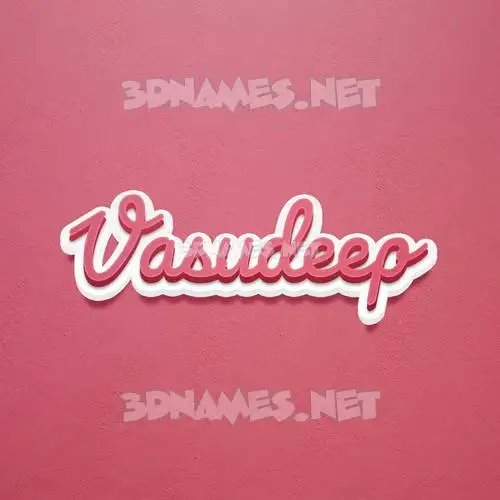 vasudeep in Red Scribble style - 3D name wallpaper vasudeep in Red Scribble style - 3D name wallpaper