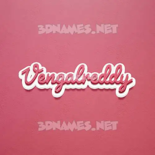 vengalreddy in Red Scribble style - 3D name wallpaper vengalreddy in Red Scribble style - 3D name wallpaper