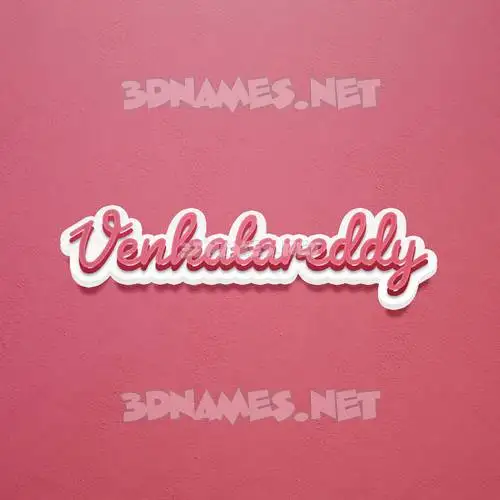 venkatareddy in Red Scribble style - 3D name wallpaper venkatareddy in Red Scribble style - 3D name wallpaper