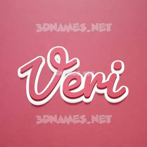 veri in Red Scribble style - 3D name wallpaper veri in Red Scribble style - 3D name wallpaper