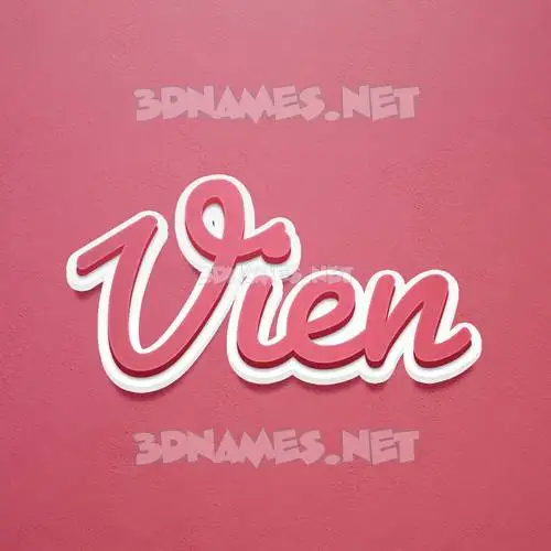 vien in Red Scribble style - 3D name wallpaper vien in Red Scribble style - 3D name wallpaper