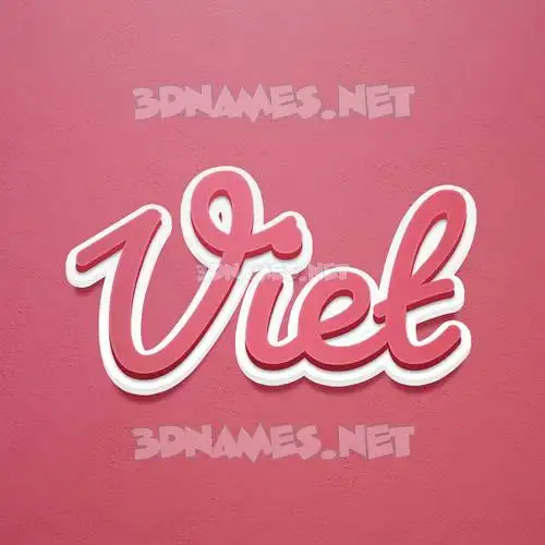 viet in Red Scribble style - 3D name wallpaper viet in Red Scribble style - 3D name wallpaper