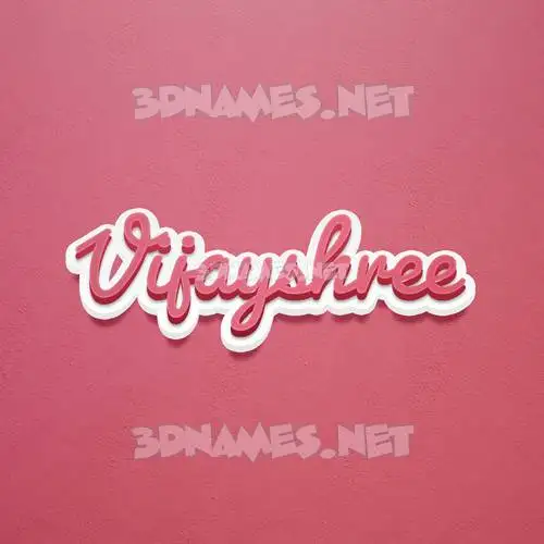 vijayshree in Red Scribble style - 3D name wallpaper vijayshree in Red Scribble style - 3D name wallpaper