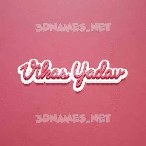 vikas yadav in Red Scribble style - 3D name wallpaper vikas yadav in Red Scribble style - 3D name wallpaper