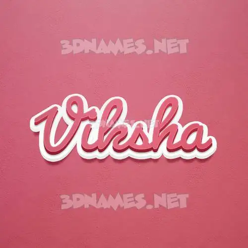 viksha in Red Scribble style - 3D name wallpaper viksha in Red Scribble style - 3D name wallpaper