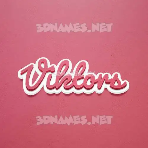 viktors in Red Scribble style - 3D name wallpaper viktors in Red Scribble style - 3D name wallpaper