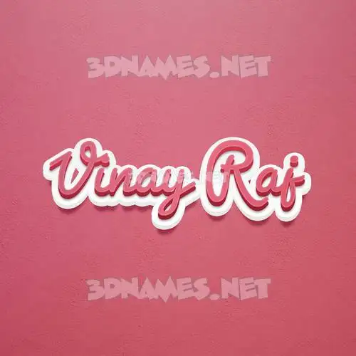 vinay raj in Red Scribble style - 3D name wallpaper vinay raj in Red Scribble style - 3D name wallpaper