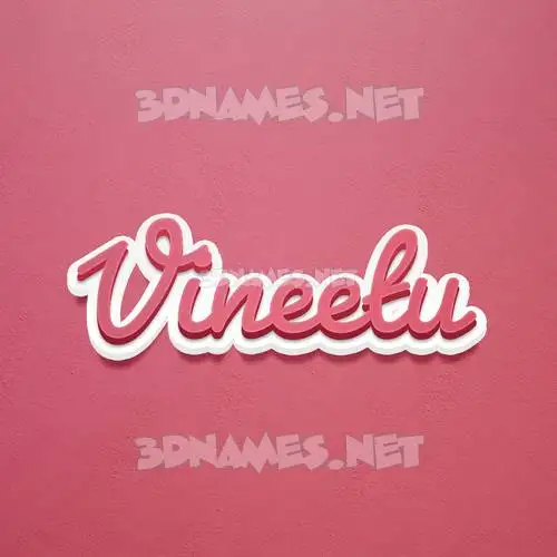 vineetu in Red Scribble style - 3D name wallpaper vineetu in Red Scribble style - 3D name wallpaper