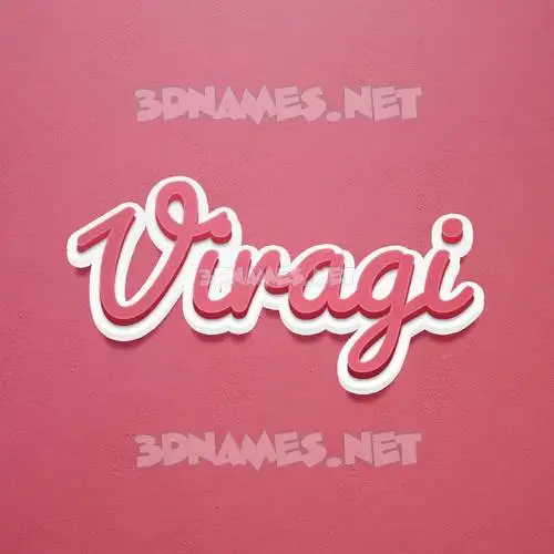 viragi in Red Scribble style - 3D name wallpaper viragi in Red Scribble style - 3D name wallpaper