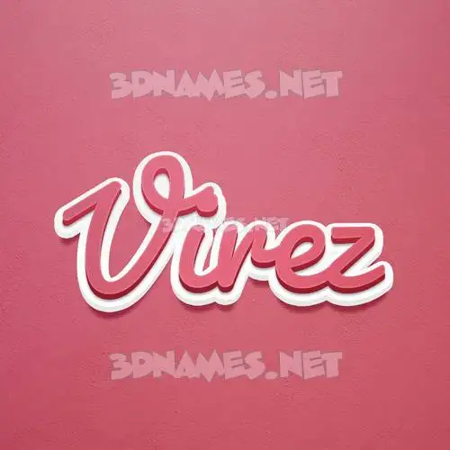 virez in Red Scribble style - 3D name wallpaper virez in Red Scribble style - 3D name wallpaper