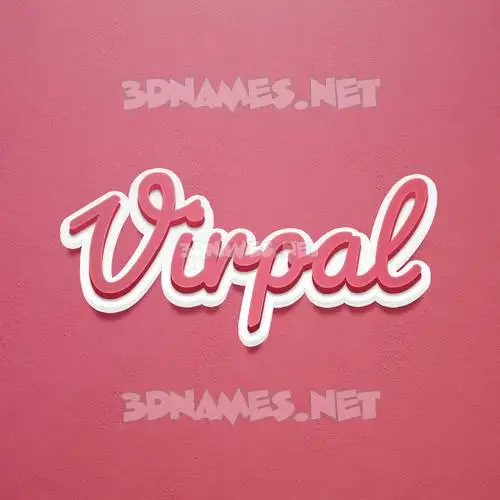 virpal in Red Scribble style - 3D name wallpaper virpal in Red Scribble style - 3D name wallpaper