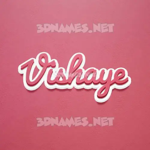 vishaye in Red Scribble style - 3D name wallpaper vishaye in Red Scribble style - 3D name wallpaper