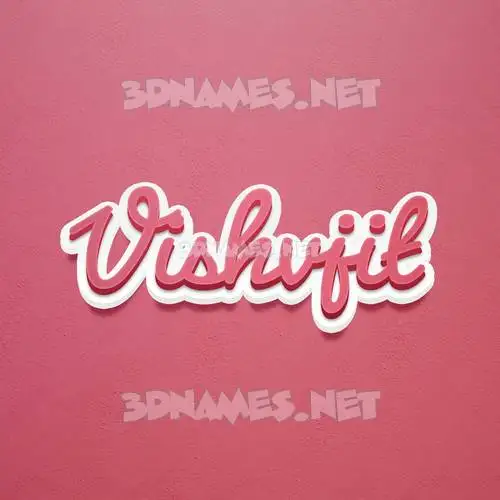 vishvjit in Red Scribble style - 3D name wallpaper vishvjit in Red Scribble style - 3D name wallpaper