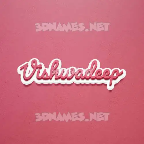 vishwadeep in Red Scribble style - 3D name wallpaper vishwadeep in Red Scribble style - 3D name wallpaper
