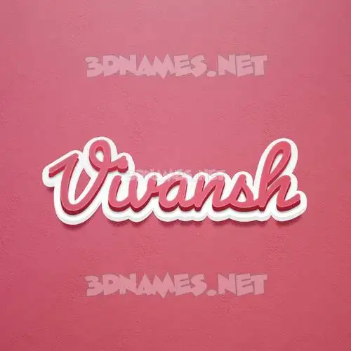 vivansh in Red Scribble style - 3D name wallpaper vivansh in Red Scribble style - 3D name wallpaper