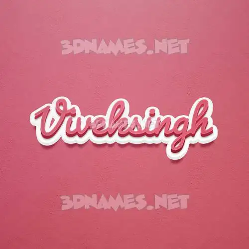 viveksingh in Red Scribble style - 3D name wallpaper viveksingh in Red Scribble style - 3D name wallpaper