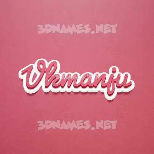 vkmanju in Red Scribble style - 3D name wallpaper vkmanju in Red Scribble style - 3D name wallpaper