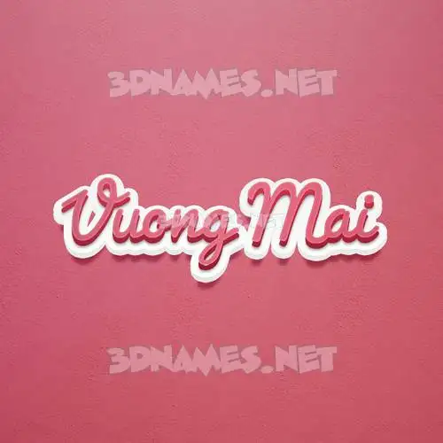 vuong mai in Red Scribble style - 3D name wallpaper vuong mai in Red Scribble style - 3D name wallpaper