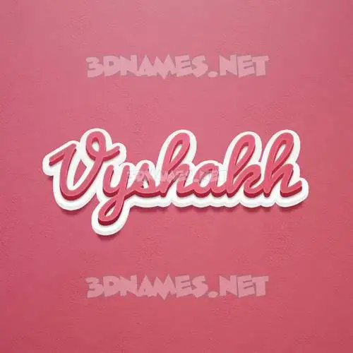 vyshakh in Red Scribble style - 3D name wallpaper vyshakh in Red Scribble style - 3D name wallpaper