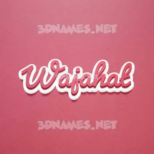 wajahat in Red Scribble style - 3D name wallpaper wajahat in Red Scribble style - 3D name wallpaper
