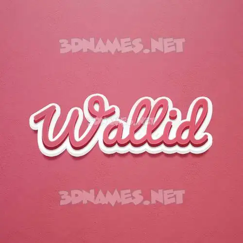 wallid in Red Scribble style - 3D name wallpaper wallid in Red Scribble style - 3D name wallpaper