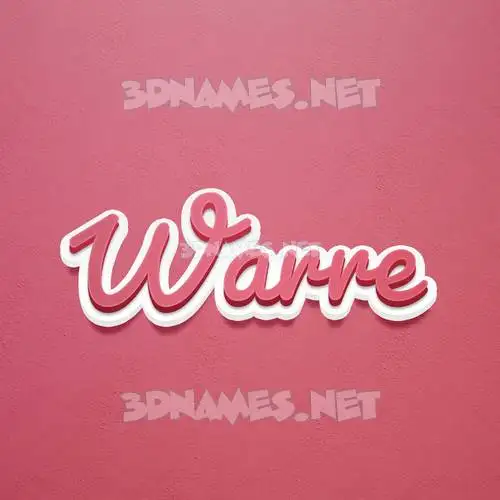 warre in Red Scribble style - 3D name wallpaper warre in Red Scribble style - 3D name wallpaper