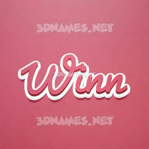 winn in Red Scribble style - 3D name wallpaper winn in Red Scribble style - 3D name wallpaper