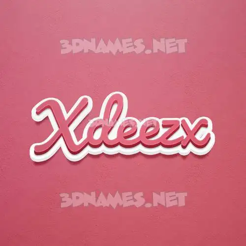 xdeezx in Red Scribble style - 3D name wallpaper xdeezx in Red Scribble style - 3D name wallpaper
