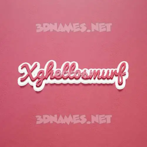 xghettosmurf in Red Scribble style - 3D name wallpaper xghettosmurf in Red Scribble style - 3D name wallpaper