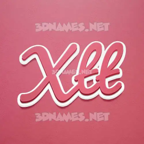 xtt in Red Scribble style - 3D name wallpaper xtt in Red Scribble style - 3D name wallpaper