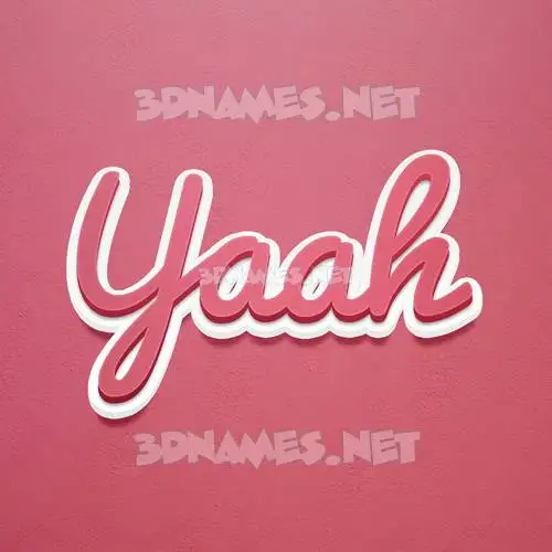 yaah in Red Scribble style - 3D name wallpaper yaah in Red Scribble style - 3D name wallpaper