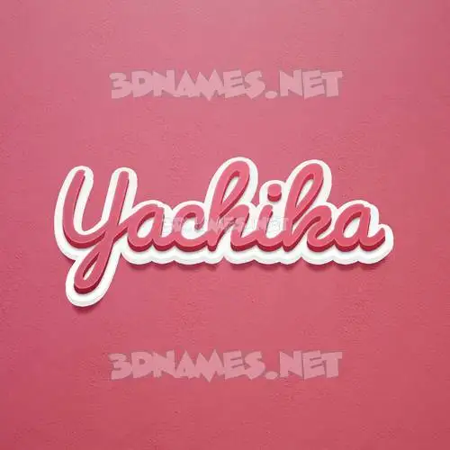 yachika in Red Scribble style - 3D name wallpaper yachika in Red Scribble style - 3D name wallpaper