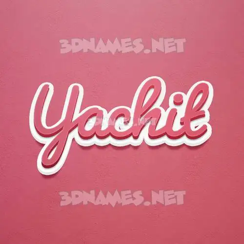 yachit in Red Scribble style - 3D name wallpaper yachit in Red Scribble style - 3D name wallpaper