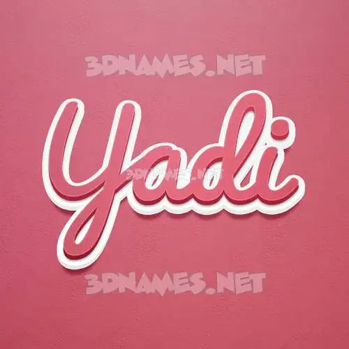 yadi in Red Scribble style - 3D name wallpaper yadi in Red Scribble style - 3D name wallpaper