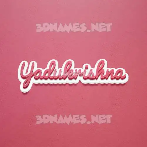 yadukrishna in Red Scribble style - 3D name wallpaper yadukrishna in Red Scribble style - 3D name wallpaper